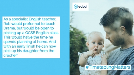 Edval case study featuring Rob, an English teacher and father