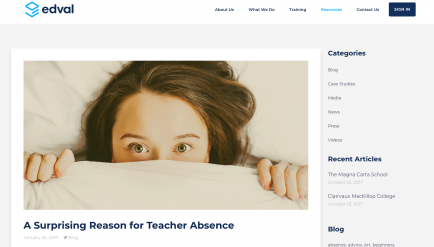 Teacher absence editorial visual